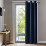 Deconovo Room Divider Curtains for Living Room 84 Inches Long, Door Curtain | Sliding Door Curtain 1 Panel, Wide Blackout Curtain, Privacy Drape for Patio Door, Black, 80 x 84 Inch - Image 13