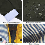Arthas outdoor trench coat cinch cord hem closeup