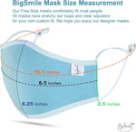 BigSmile protective face mask lifestyle view demonstrating comfortable fit