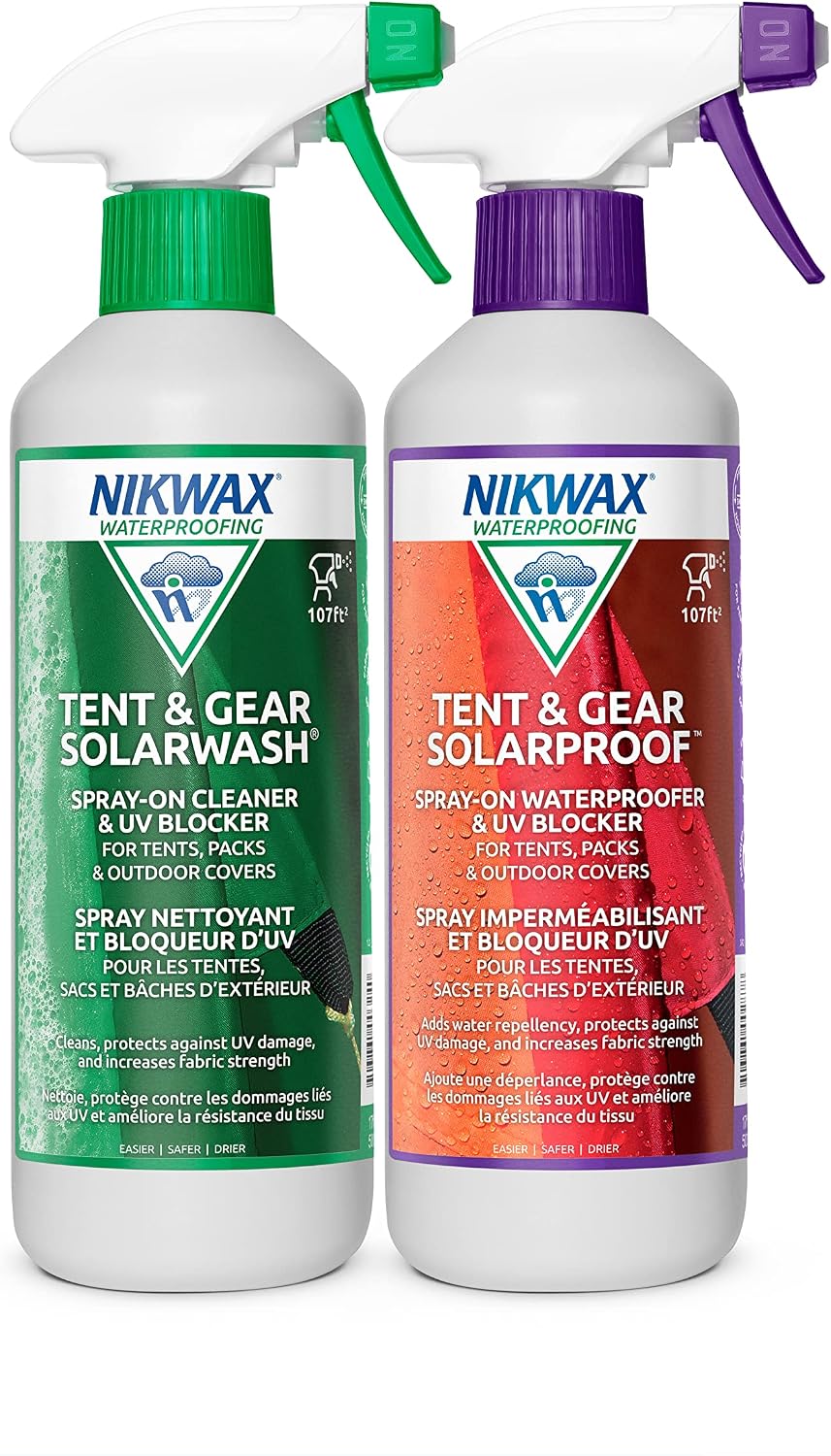 Nikwax tent and gear duo pack front view bottle packaging