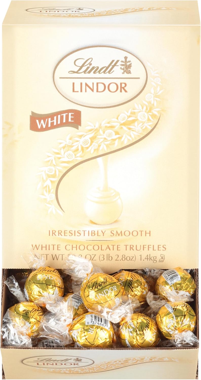 Genuine imported Lindt gourmet chocolate package details and nutritional text view