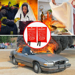 KITOSUN fire suppression blanket wall mount setup for home garage