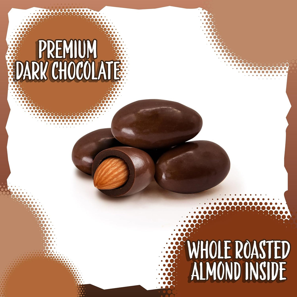 Sunny Island premium two pound chocolate nut snack pouch packaging