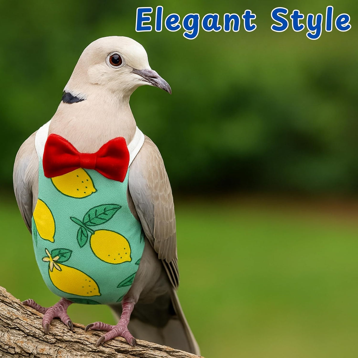 Homedy Crafts pigeon accessories kit layout highlighting the stainless steel hook and elastic training rope