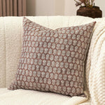 Amor Virisso Floral Pillow Covers 20x20 Farmhouse Neutral Decorative Pillow Covers for Couch Accent Sofa Pillows 1PC, Dark Brown - Image 10