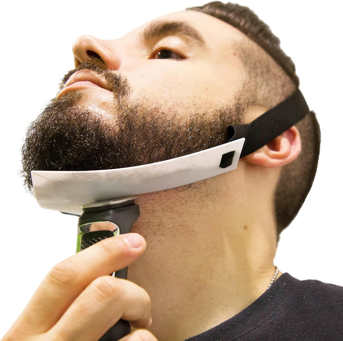 Aberlite FlexShaper 2.0 white beard neckline guide front view