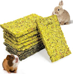 Fhiny compressed hay chips healthy foraging snacks for rats and small pocket pets.