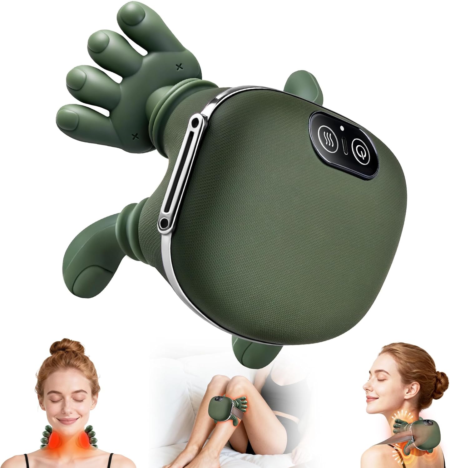 Kaxliden shoulder and neck massager green front view