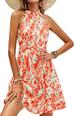OUGES women daily wear sundress lifestyle shot