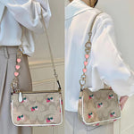 AGEN KGEN floral motif metal bag extension chain