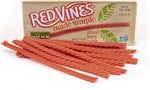 Red Vines non GMO mixed berry licorice soft and chewy texture closeup
