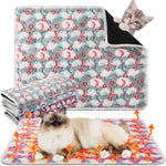 4 Pack Self Heating Cat Bed Cat Self Warming Pad with Removable Cover Extra Warm Thermal Pet Pad Washable Pet Crate Mat Anti Slip Kennel for Indoor Outdoor Pets(Star,16 x 20 Inches) - Image 15