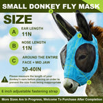 Yeyeplum donkey mask soft mesh eye protection detail