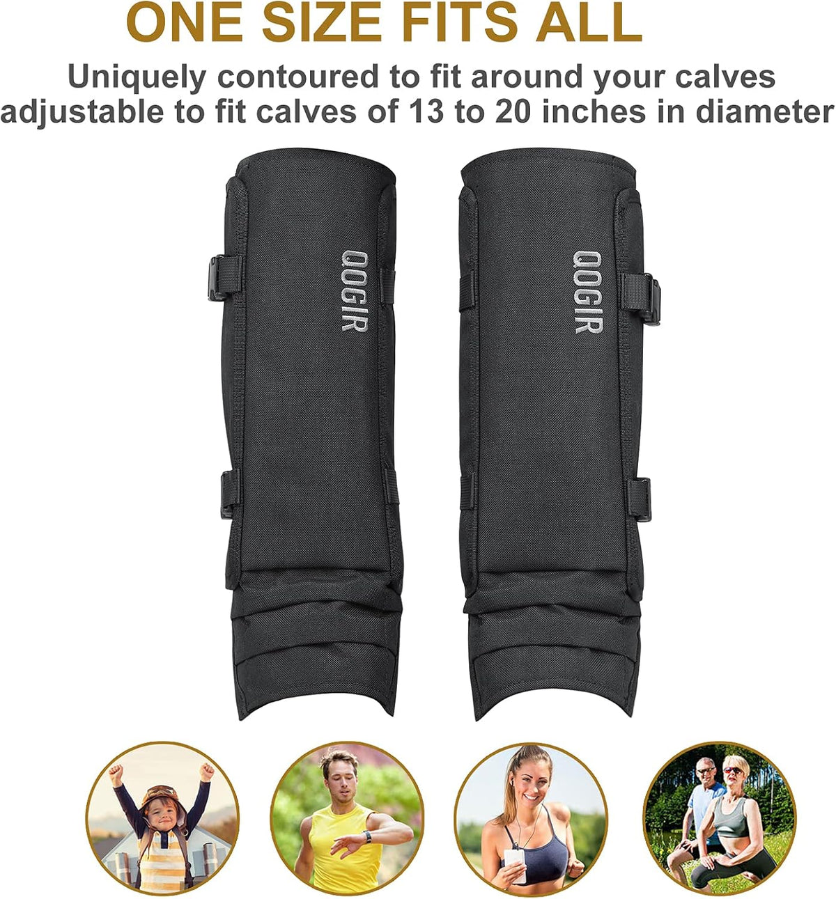 QOGIR Snake Gaiters for Hunting: Durable Snake Guards, Snake Gaiter Leggings for Men & Women, Snake Bite Protection for Lower Legs, Snake Proof Gaiters with Adjustable Size - Image 6