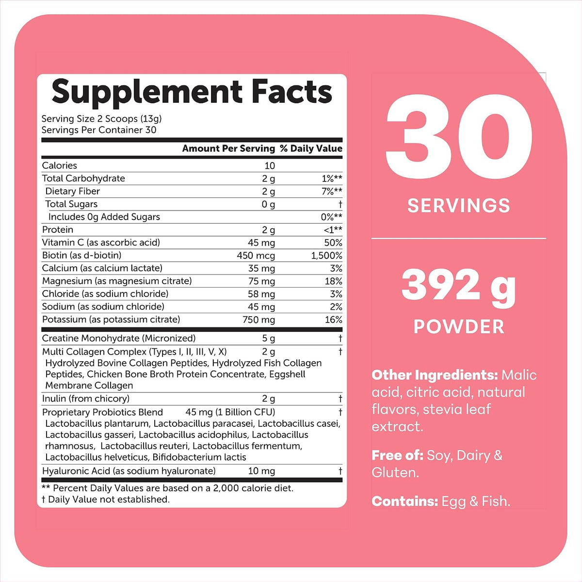 Micro Ingredients strawberry flavor drink mix texture