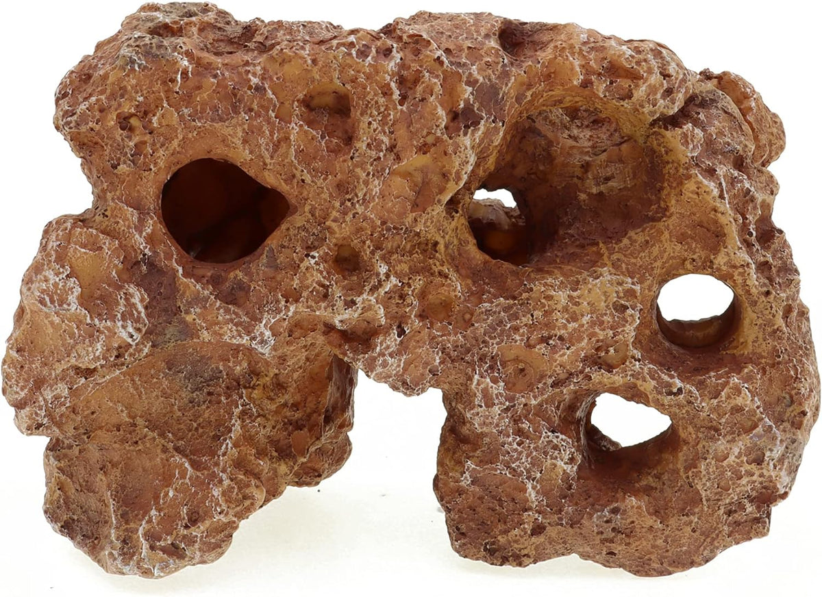 ALEGI Large Resin Artificial Sea Coral Aquarium Decoration Rock Mountain Front View