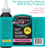 Curicyn non toxic dog eye drops for clearing discharge and inflammation
