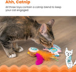 Catstages cat toys featuring crinkle sounds and bell