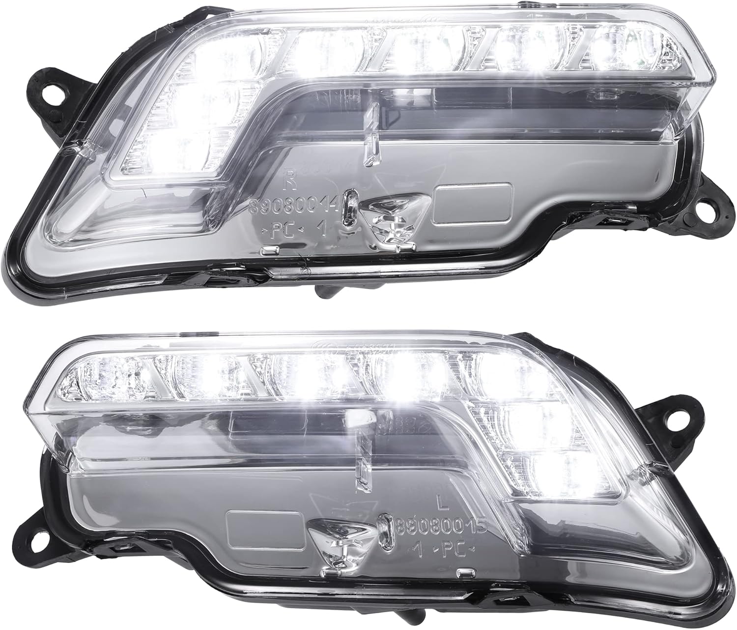 A ABSOPRO LED Daytime Running Light front view premium automotive replacement lamp