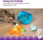 Mesh texture detail on cat toy for dental care