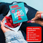 Inside view of the eight-pack SmartSweets Mini Sweet Fish box.