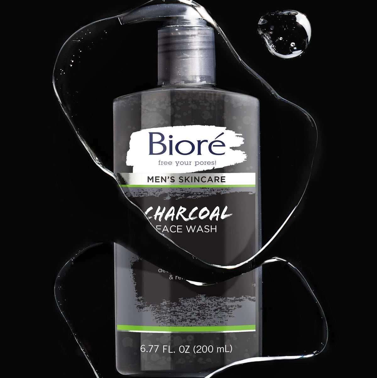 Men's daily facial cleanser for oily skin by Bioré