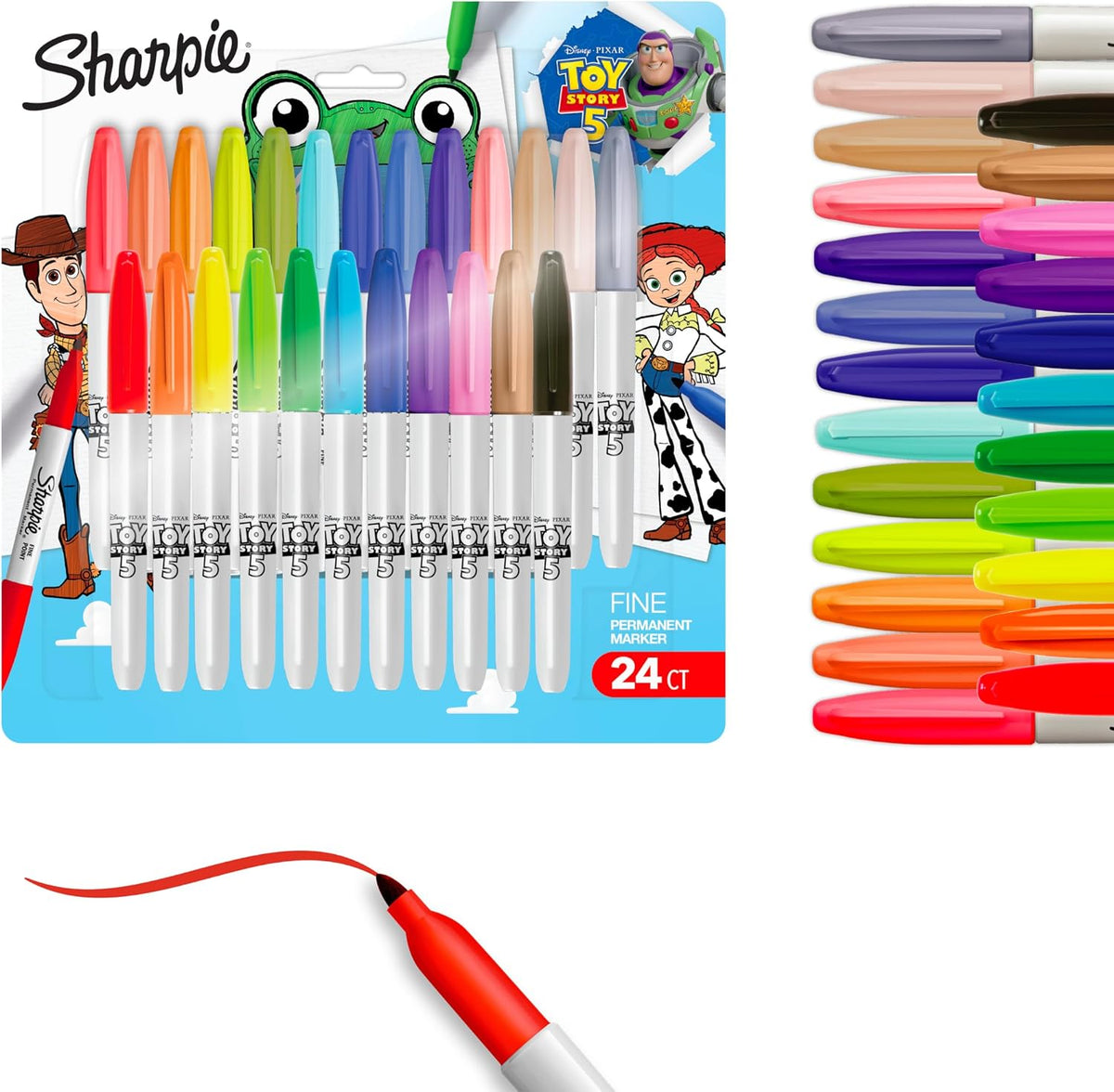 Sharpie color collection markers open package