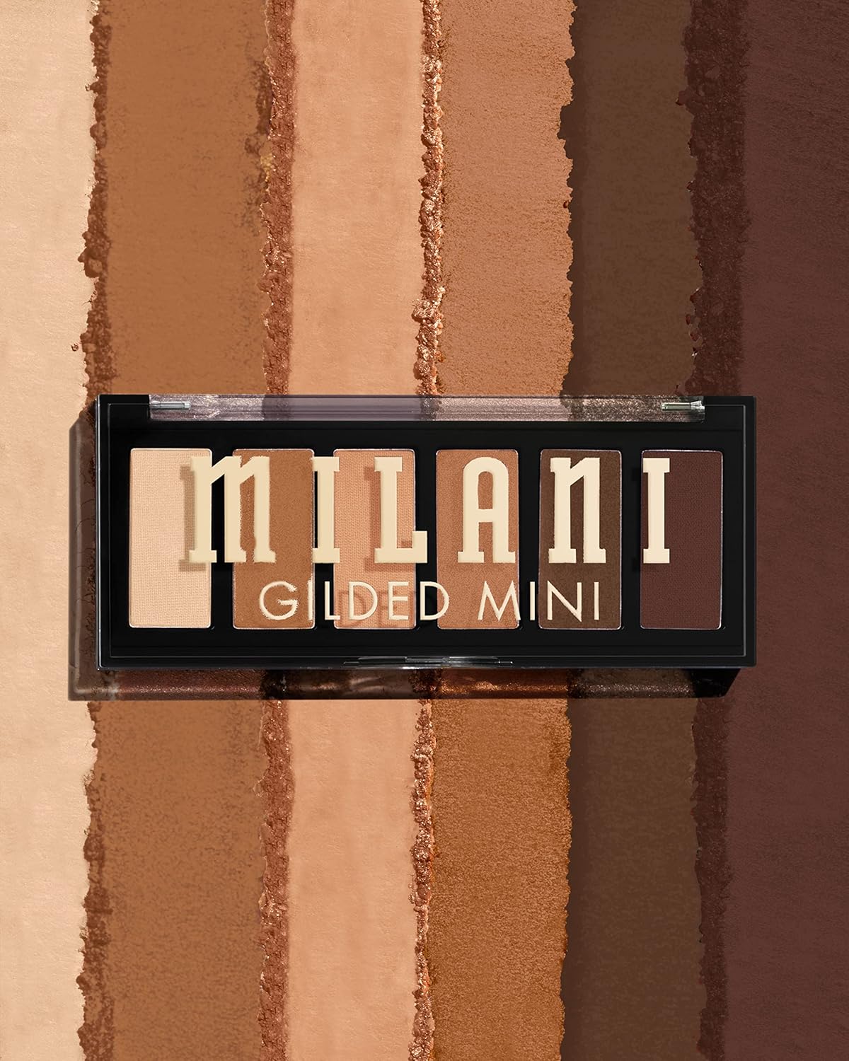 Milani Cosmetics Gilded Mini palette in Whiskey Business packaging view