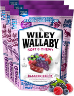 Wiley Wallaby fat free and kosher certified gourmet licorice twists close up.