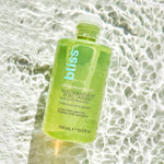 Vegan and cruelty-free Bliss toner bottle