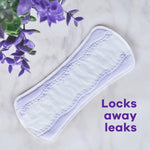 Always extra long panty liners individual wrapper display