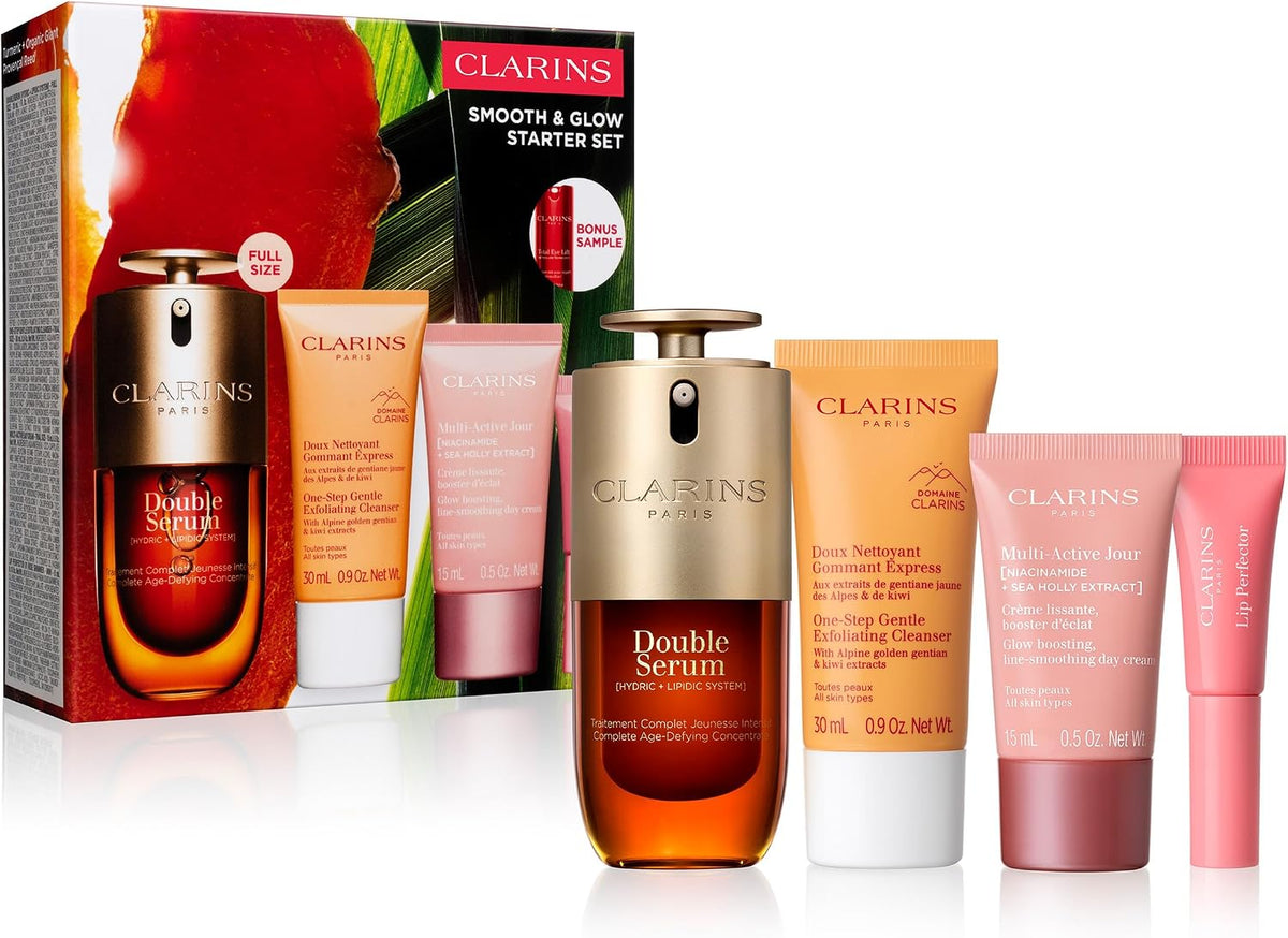 Clarins DOUBLE SERUM | Anti Aging Face Serum | Visibly Firms, Smoothes, Boosts Radiance, and Refines Pores | 24H Hydration | All Skin Types - Image 15