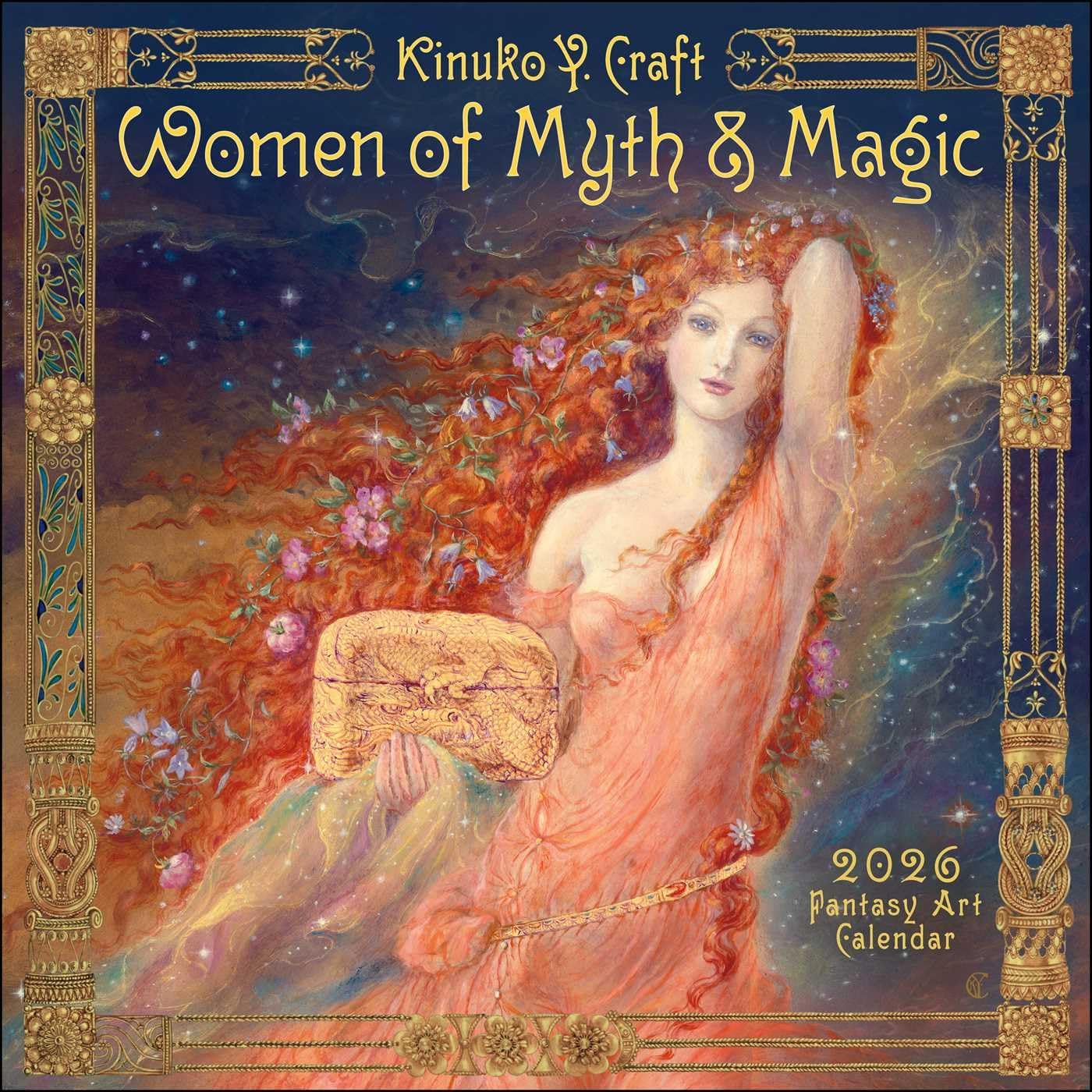 Women of Myth & Magic 2026 Fantasy Art Wall Calendar by Kinuko Craft - Image 1