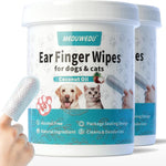 MEDUWEDU Ear Cleaner Finger Wipes 60 Counts, Dog Ear Cleaner, Grooming Kit Care for Dogs and Cats, Soft & Easy Otic Cleaning Pads, Remove Wax, Dirt & Stop Smelly, Itchy, Non-Irritating, Coconut Scent - Image 10