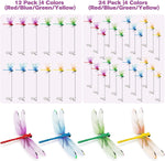 Cushry fly scare device dragonfly clips close up on vibrant wings