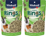 Vitakraft Nibble Rings Small Animal Treat, 10.6 oz Healthy Crunchy Snack for Rabbits, Guinea Pigs, Hamsters & Other Small Pets, Wholesome Wheat & Alfalfa, Added Vitamins & No Artificial Flavors - Image 12