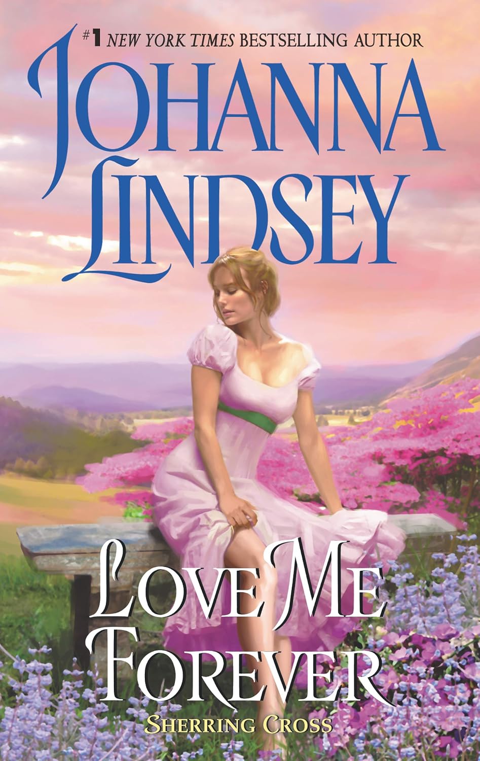 Johanna Lindsey Love Me Forever paperback book front cover