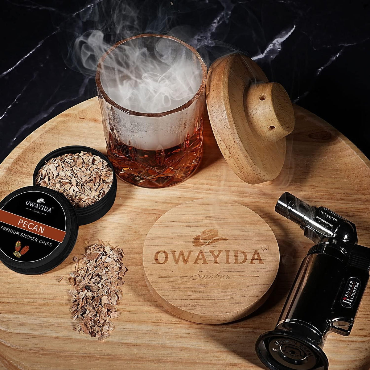 Luxury gift packaging for MOTIRATIKA whiskey smoker set for men