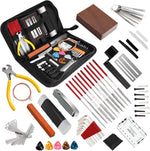 Hanbangabc 72 pieces guitar tool kit front view