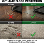 Frosted non-slip backing detail of Amoyttn pet floor mat