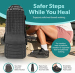 BraceAbility medical boot insole cushioning detail