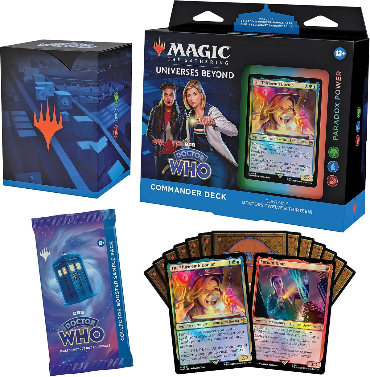 Magic The Gathering Doctor Who Paradox Power deck components showcase