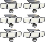 Philips Solar Security Light Outdoor 302 LED 1200lmSolar-Powered Waterproof Wall-Mounted Flood Light w/PIR Motion Sensor, 3 Heads, IP65 Waterproof, 3 Modes (2 Packs) - Image 10