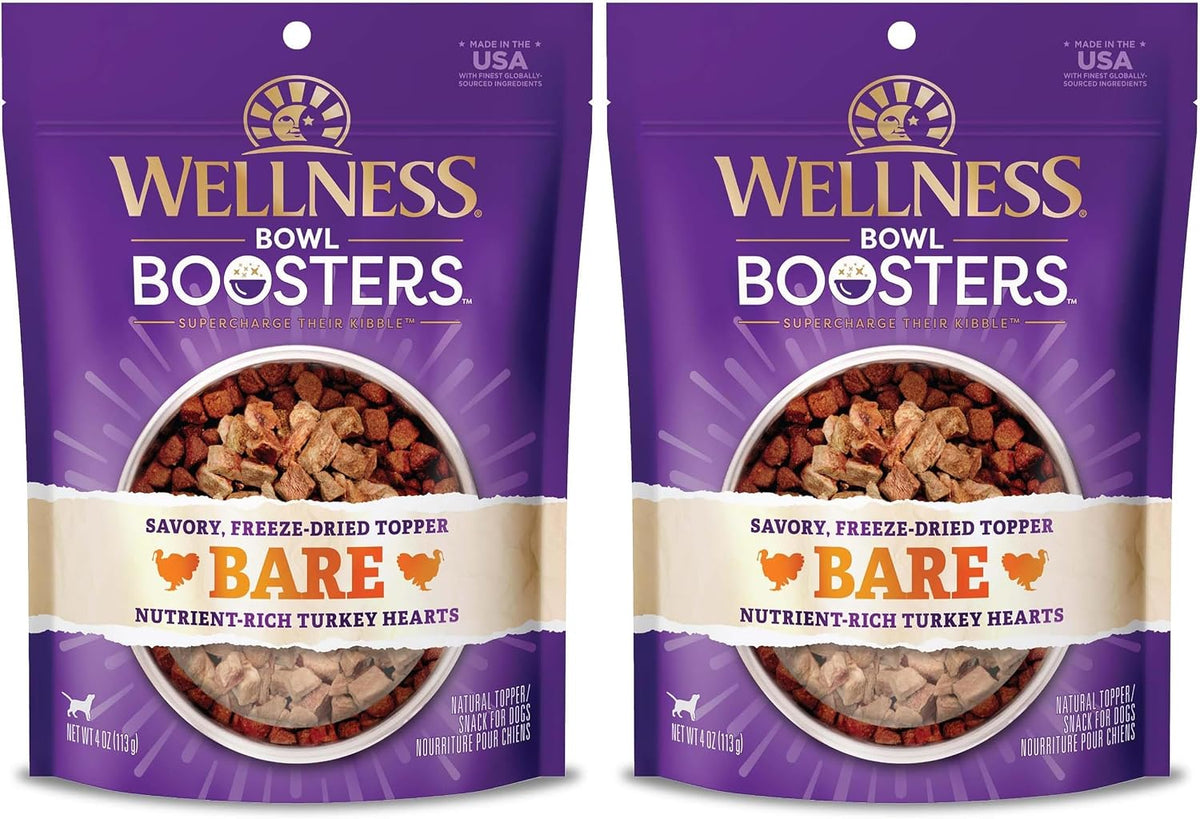 Wellness Bowl Boosters Digestive Health Dog Food Topper with Freeze Dried Pieces for Small, Medium, and Large Breeds, Sensitive Stomach, Grain Free, Natural, Chicken Recipe, 4 oz Bag - Image 14