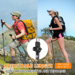 Cline black hiking pole tip and shock absorber