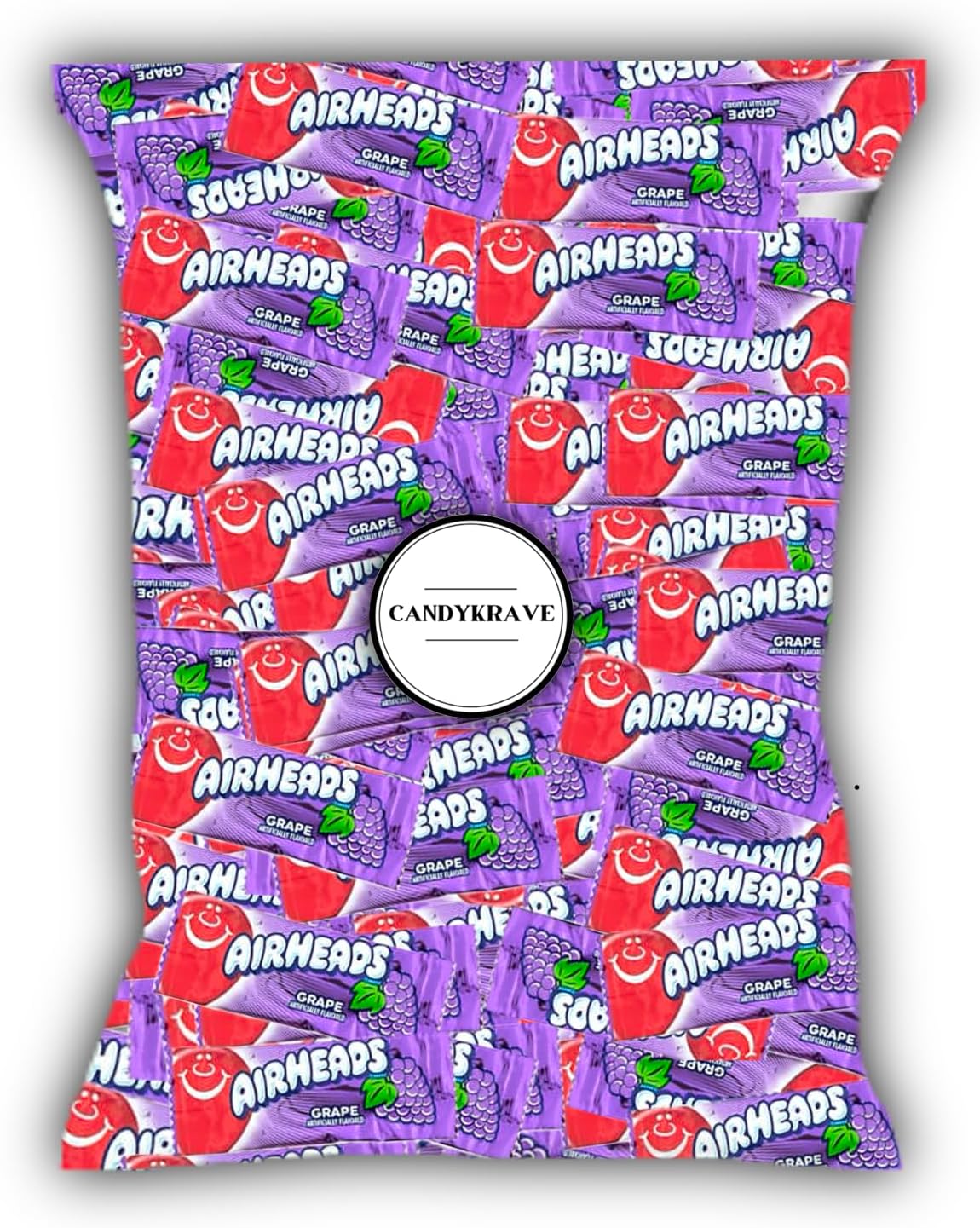 Airheads Candy Mini Bars, Cherry Flavor, 80 Pieces Bulk Bag, Individually Wrapped Non-Melting Chewy Fruit Taffy, Gluten Free, Perfect for Birthdays, Parties & Pantry (2 lbs) - Image 9
