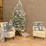 ONFAON festive pillow covers breathable linen fabric texture