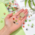 Top-drilled hole view on LiQunSweet crystal leaf charms