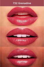 Clarins Joli Rouge Lipstick shade 732 Grenadine bullet closeup