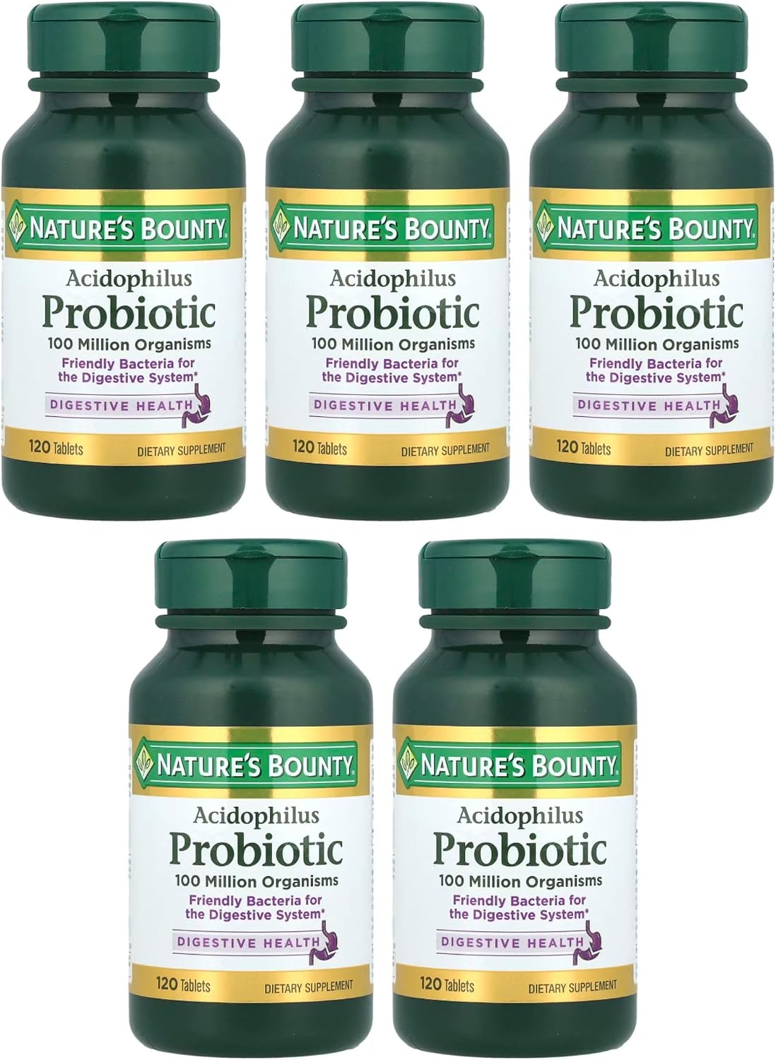 Nature's Bounty Acidophilus Probiotic, 120 Count (Pack of 3) - Image 13